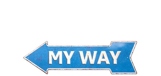 PLACA DE PAREDE MY WAY