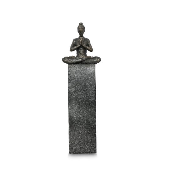 OBJETO DECORATIVO YOGA II EM RESINA