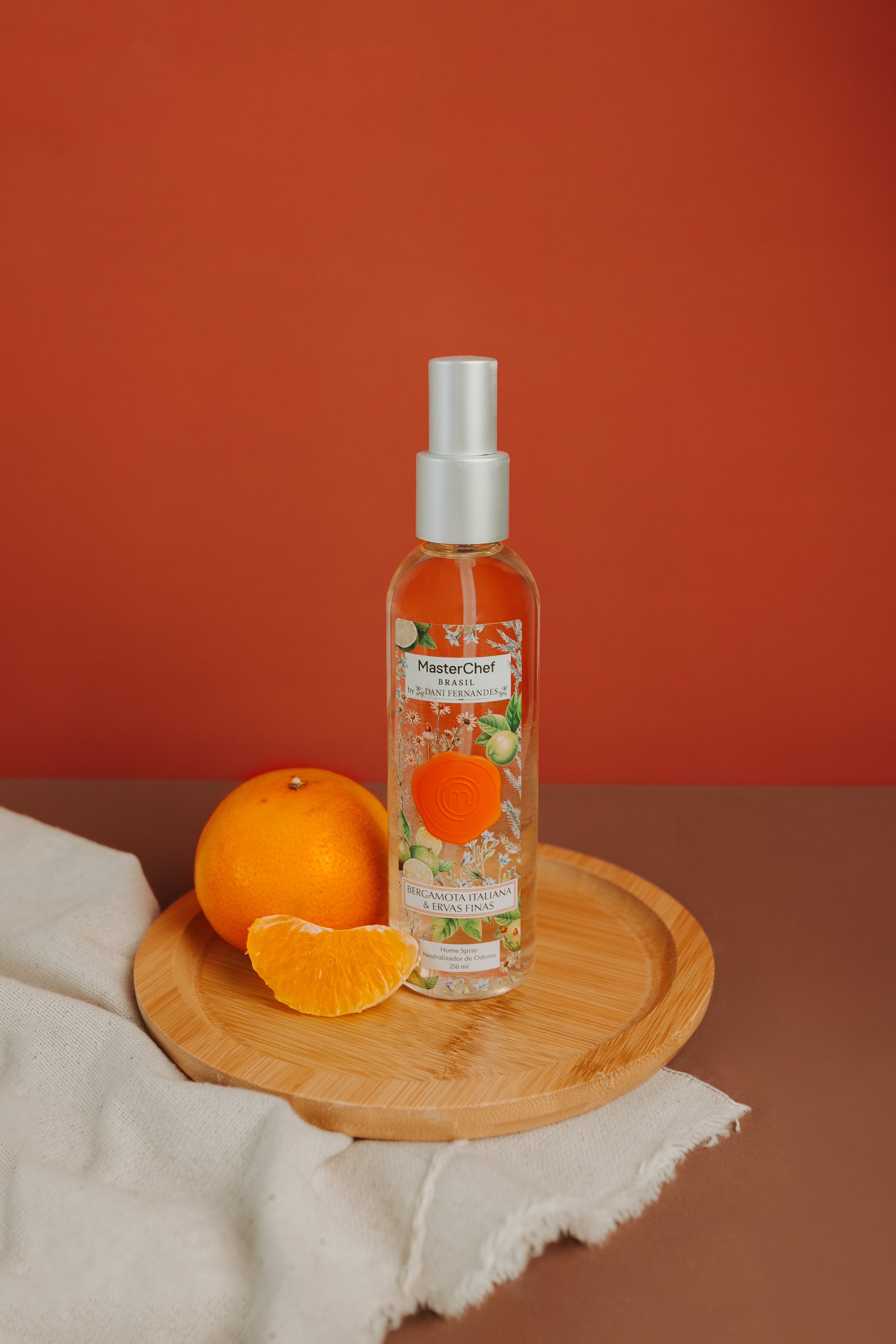 NEUTRALIZADOR DE ODORES MASTERCHEF - BERGAMOTA ITALIANA E ERVAS FINAS 250 ML