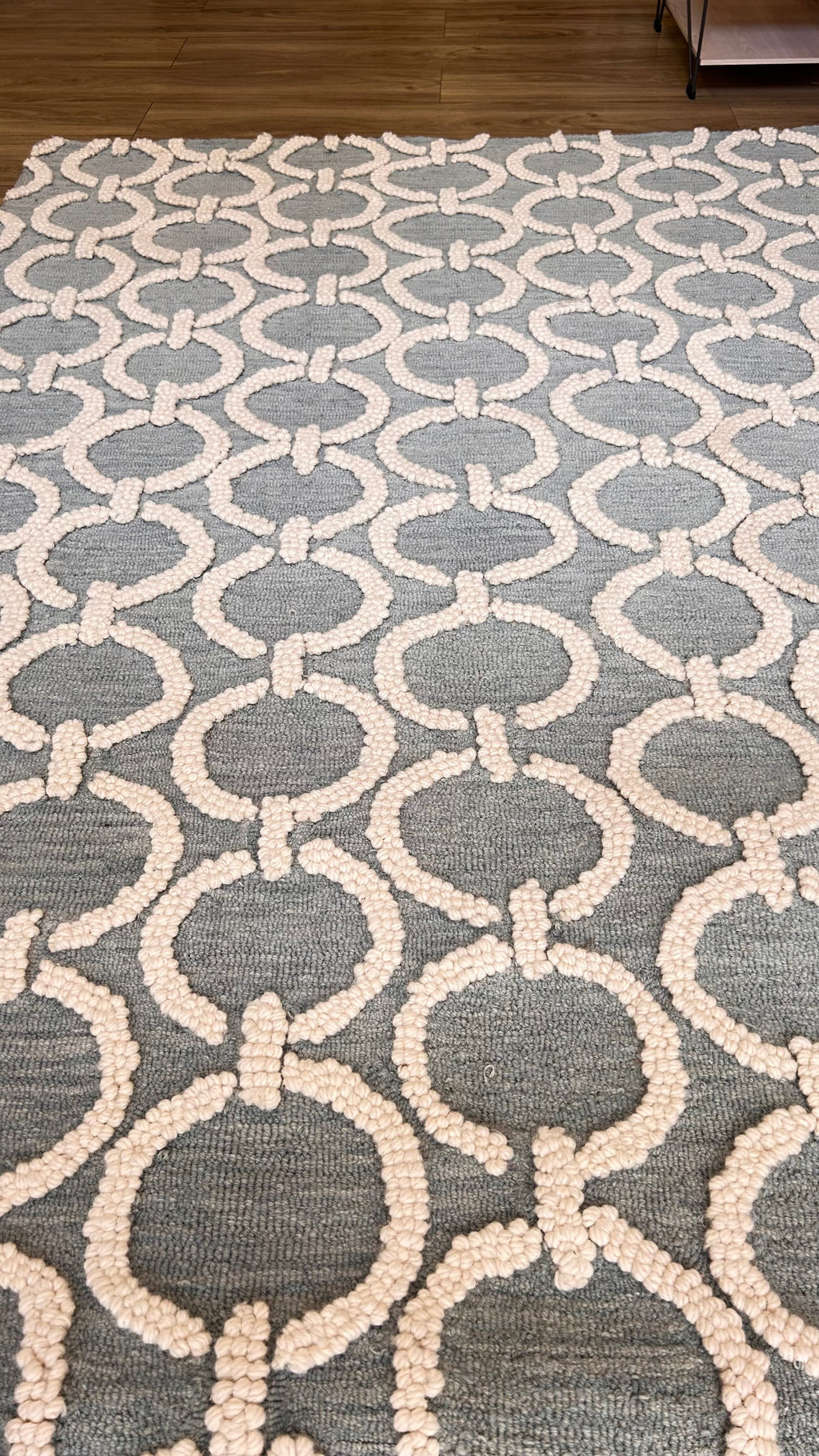 TAPETE DRIBBLE GREY IVORY 160X230