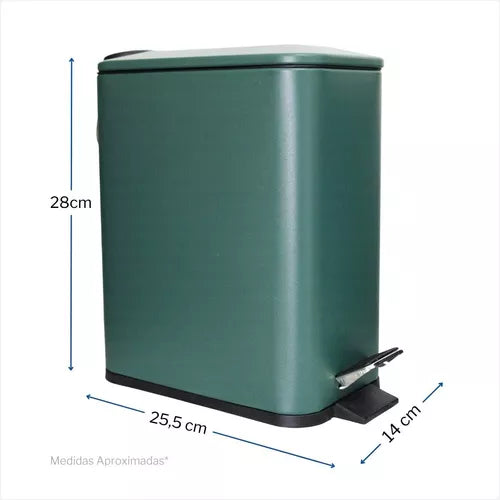 LIXEIRA C/PEDAL OMEGA 5