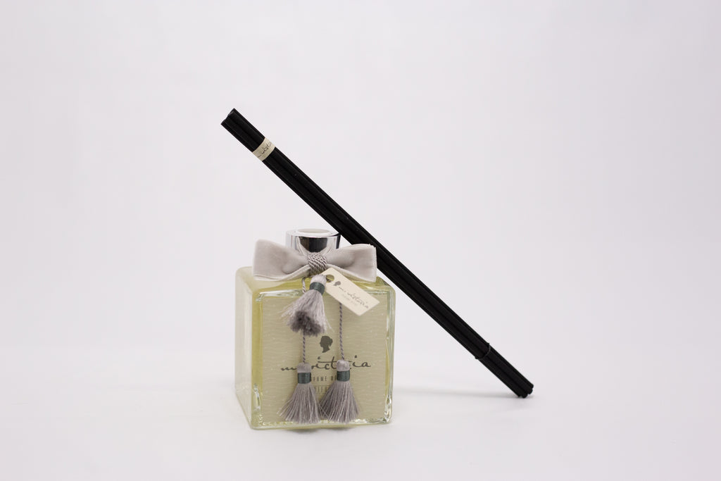 Difusor vareta 350ml cubo - ROSA & FRESIA - AQUI VC DECORA