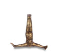 ESCULTURA GANCHO EM ALUMINIO/BRONZE DIVER - AQUI VC DECORA