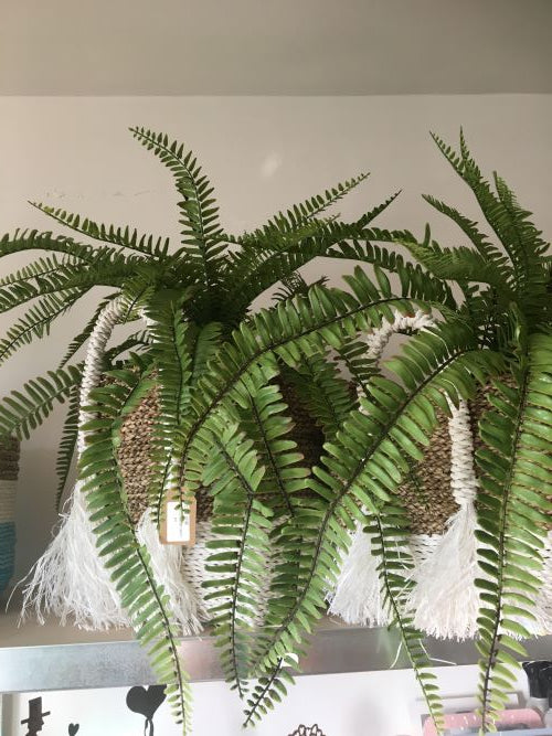 Samambaia Artificial C/ Print R ealista 69cm