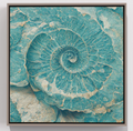 QUADRO CORAL AZUL