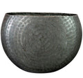 JARDINEIRA NYNKE  METAL CHUMBO 28X15X23CM - AQUI VC DECORA