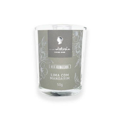 Mini vela aromática 60g lux - ORQUÍDEA NEGRA - AQUI VC DECORA