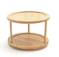 ORGANIZADOR GIRATORIO DE BAMBU 2 ANDARES - OIKOS - AQUI VC DECORA