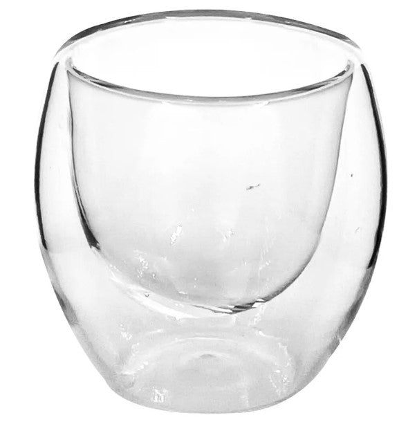 Copo de Vidro Borossilicato Parede Dupla 80 ml – Copo de Café e Bebidas