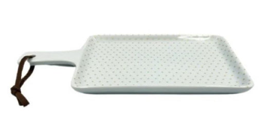 Tábua Porcelana - Mini Pois Metalizado