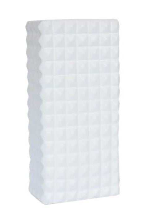 VASO BRANCO LAMANCHE G 30 CM