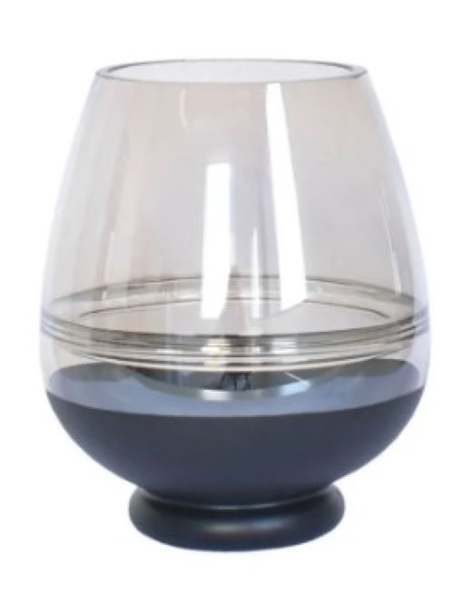 VASO PRETO OXEN P 20 CM