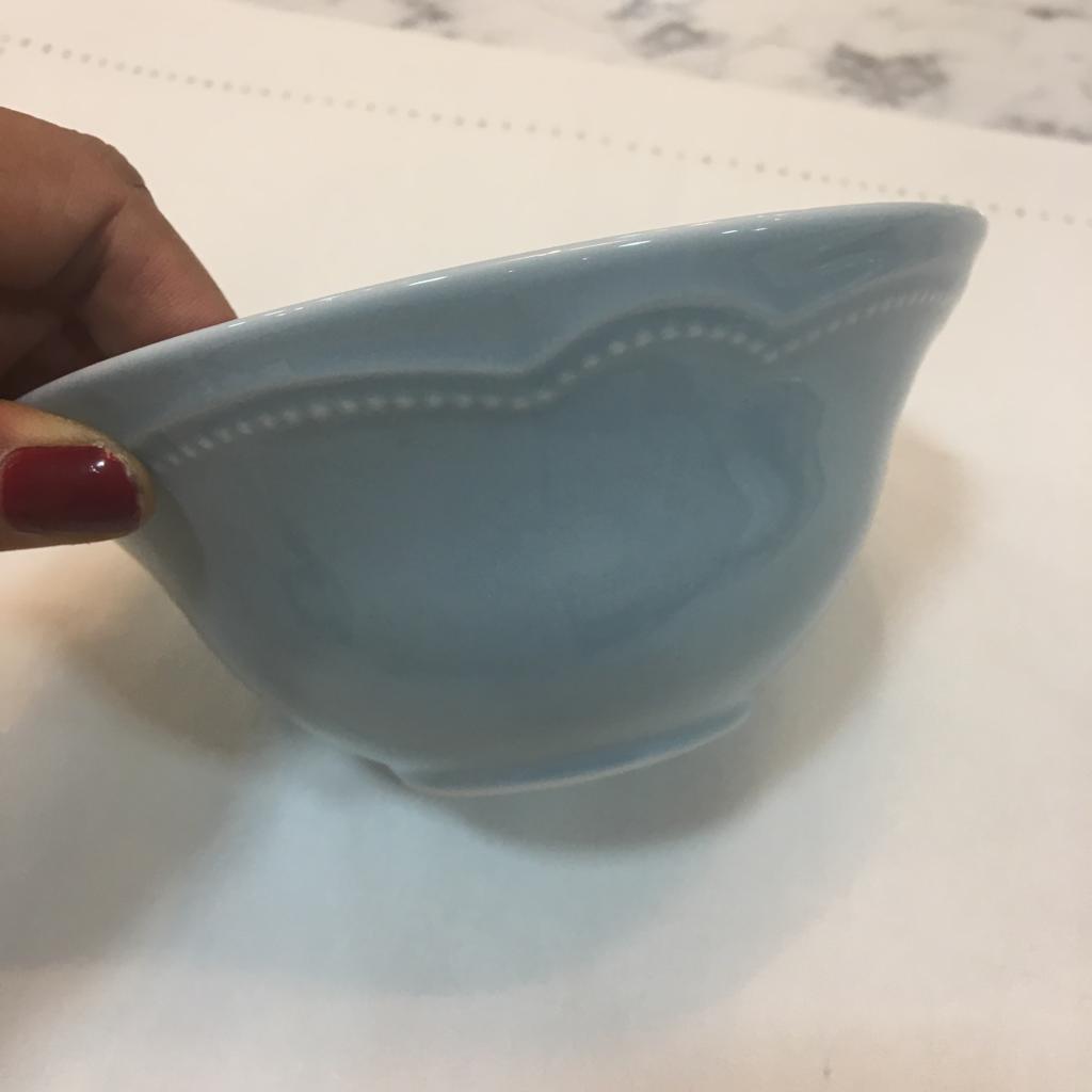 Tigela de Porcelana Bowl 450ml Azul Cottage Germer