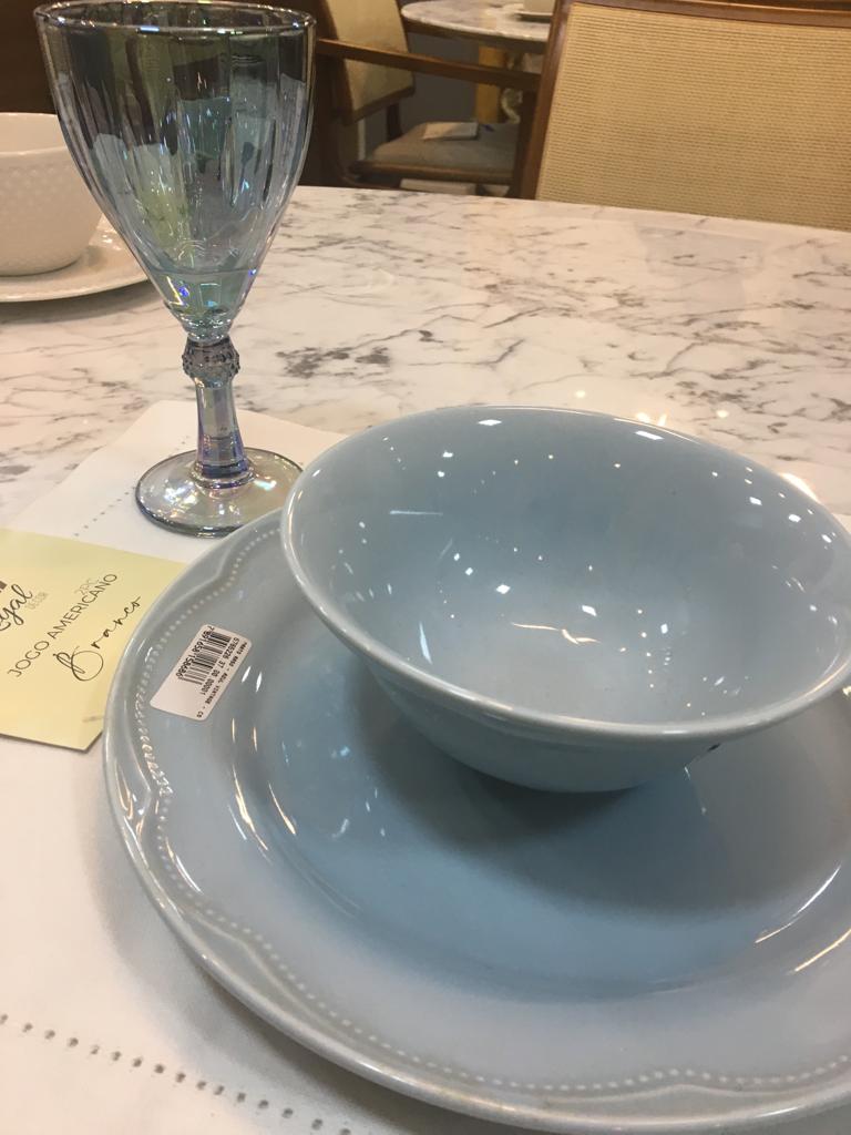 Tigela de Porcelana Bowl 450ml Azul Cottage Germer