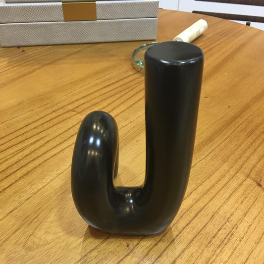 Escultura Sobe e desce Preto Alta