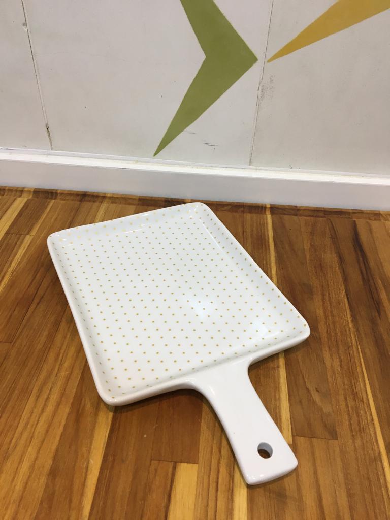 Tábua Porcelana - Mini Pois Metalizado