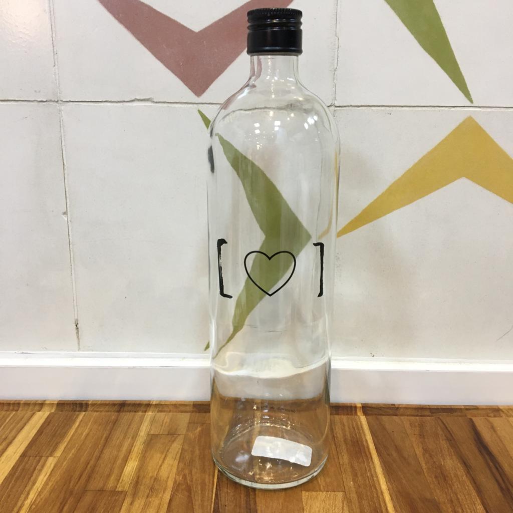Garrafa p/ Geladeira Estampa '[coração]'