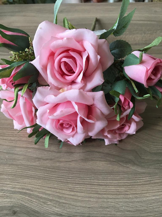 Bouquet Rosa Artificial 36cm