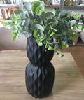 Vaso Decorativo Litun Preto 24 cm - Devitro