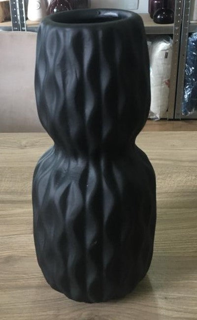 Vaso Decorativo Litun Preto 24 cm - Devitro