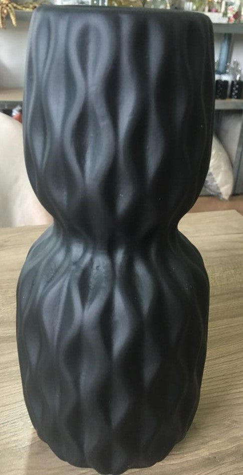 Vaso Decorativo Litun Preto 24 cm - Devitro
