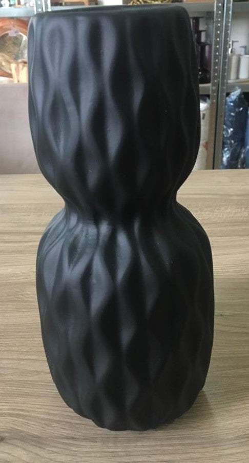 Vaso Decorativo Litun Preto 24 cm - Devitro