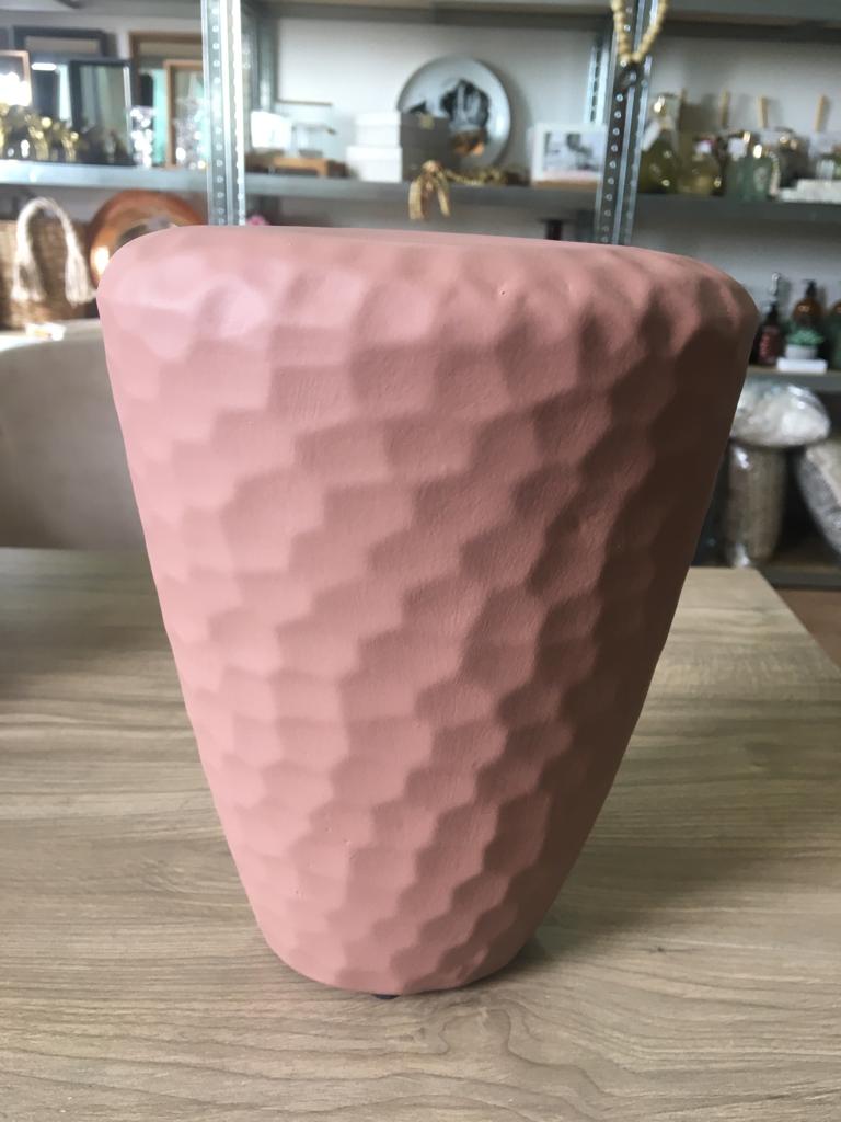 VASO BOLHAS FOSCO P ROSA DESERTO