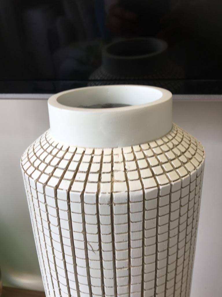 VASO RESINA M BRANCO