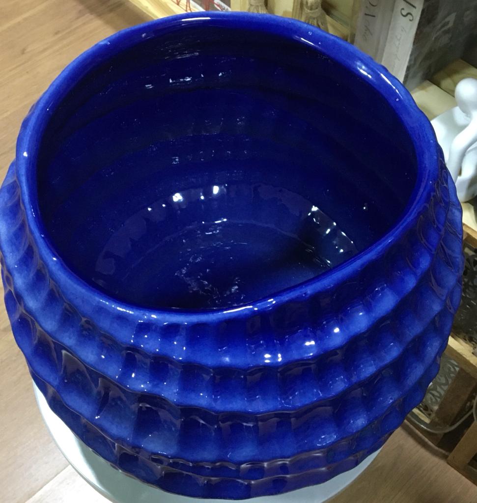 VASO CACHEPÔ CAVALO MARINHO 30X22,5
