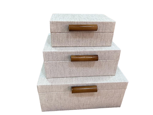 CONJUNTO CAIXA BAMBOO - AQUI VC DECORA