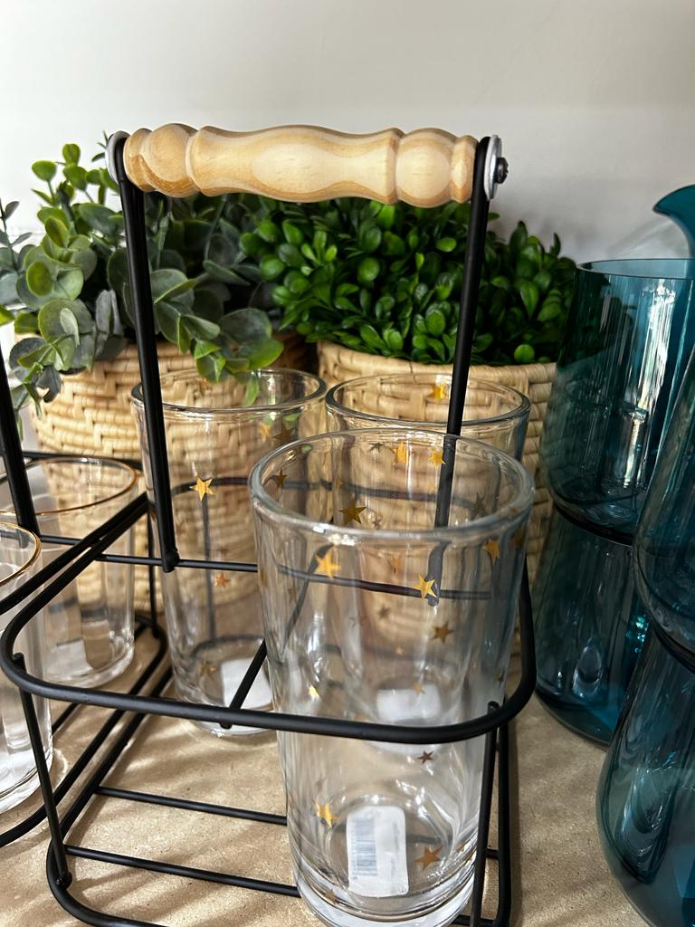 Porta Copos Preto Porta Copos Preto - AQUI VC DECORA