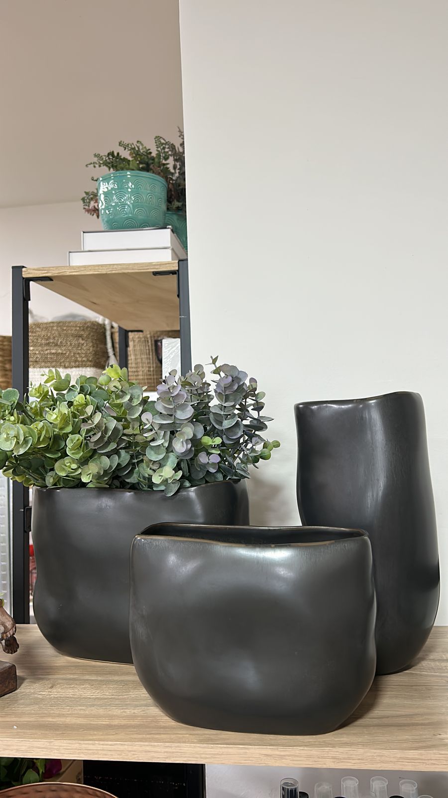 VASO EM CERÂMICA QMC257 - AQUI VC DECORA