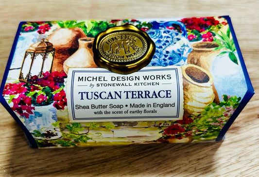 SABONETE EM BARRA 260G TUSCAN TERRACE - MICHEL DESIGN WORKS - AQUI VC DECORA