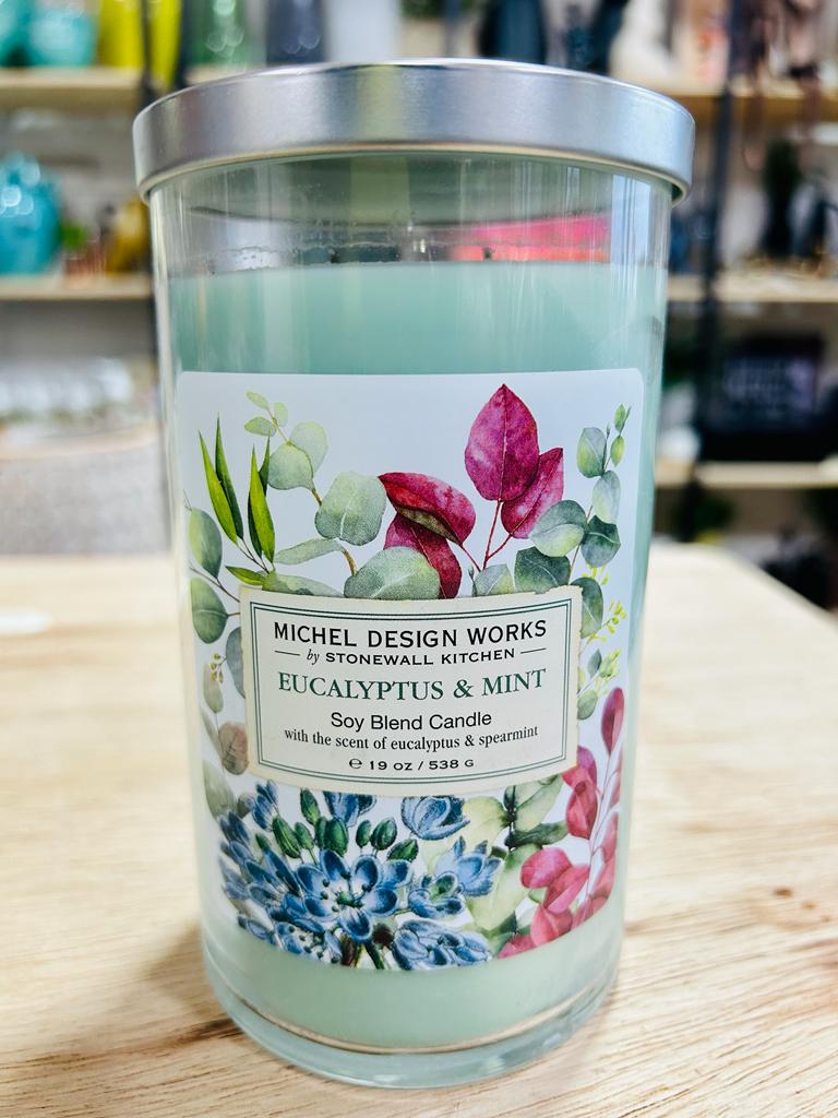 VELA COPO G 2 PAVIOS 110H EUCALYPTUS E MINT - MICHEL DESIGN WORKS - AQUI VC DECORA