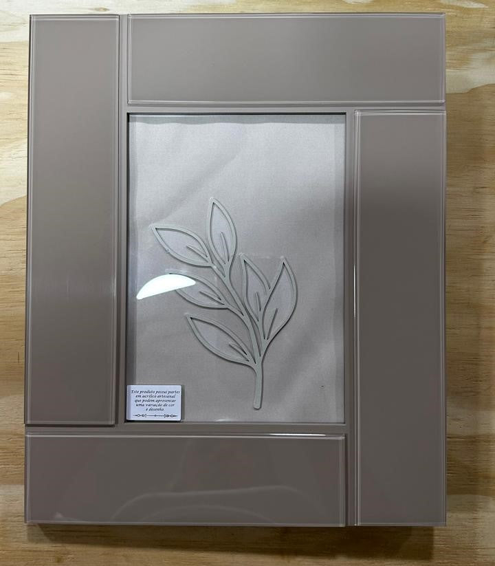 PORTA RETRATO 0234 LUIZA 260X320X20MM 15X21 - BLUSH - NUDE