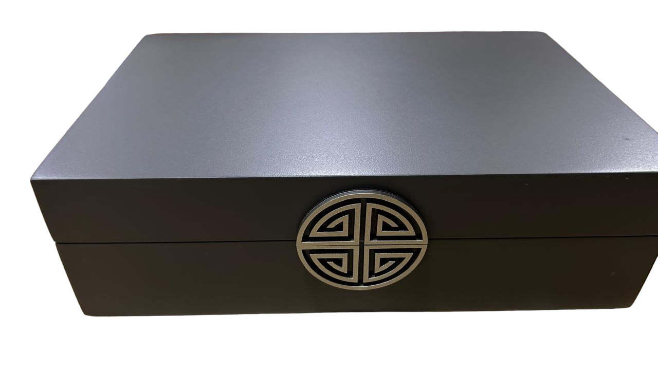CAIXA RETANGULAR 0126 AFRODITE 280X90X180MM G SIERRA - GRAFITE