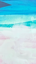 QUADRO AQUARELLA PINK BLUE I