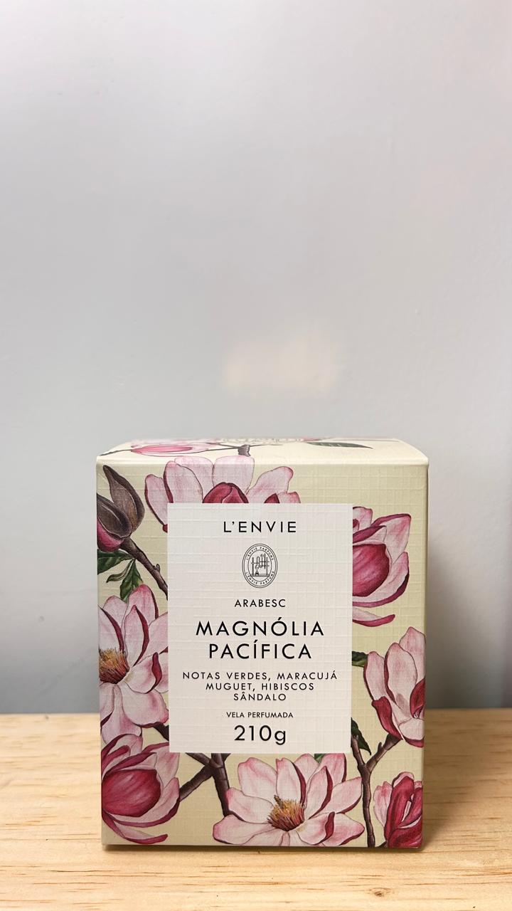 VELA PERFUMADA MAGNOLIA PACIFICA - ARABESC - 210G