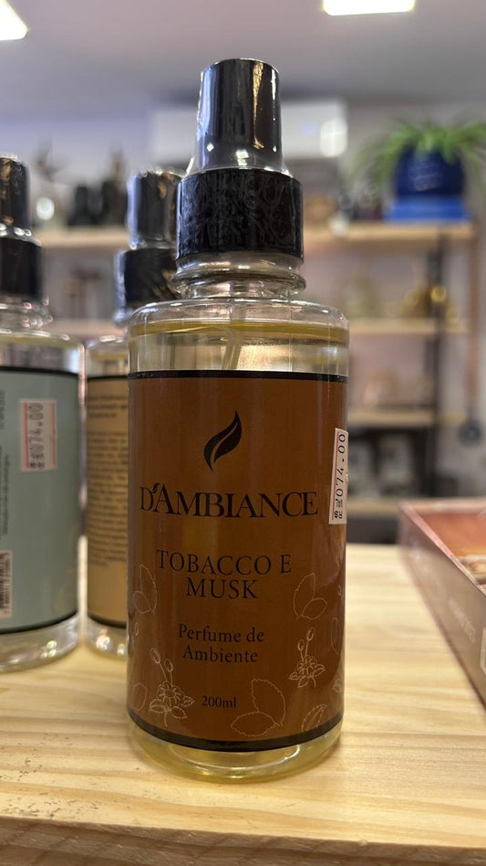 PERFUME AMBIENTE 200ML TABACCO E MUSK