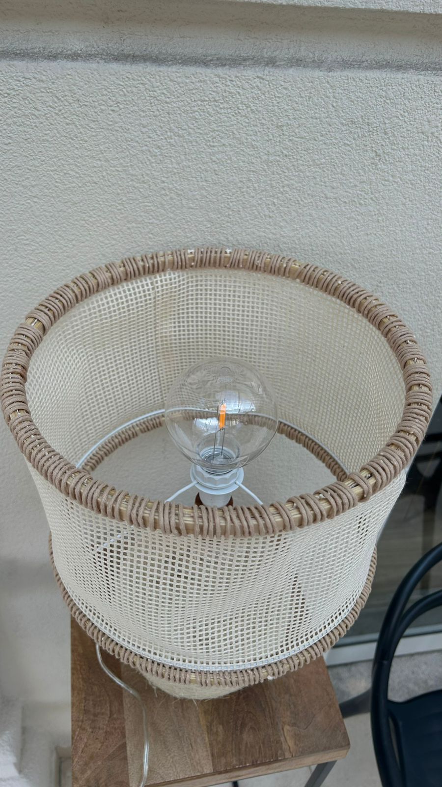 ABAJUR TELINHA E SISAL