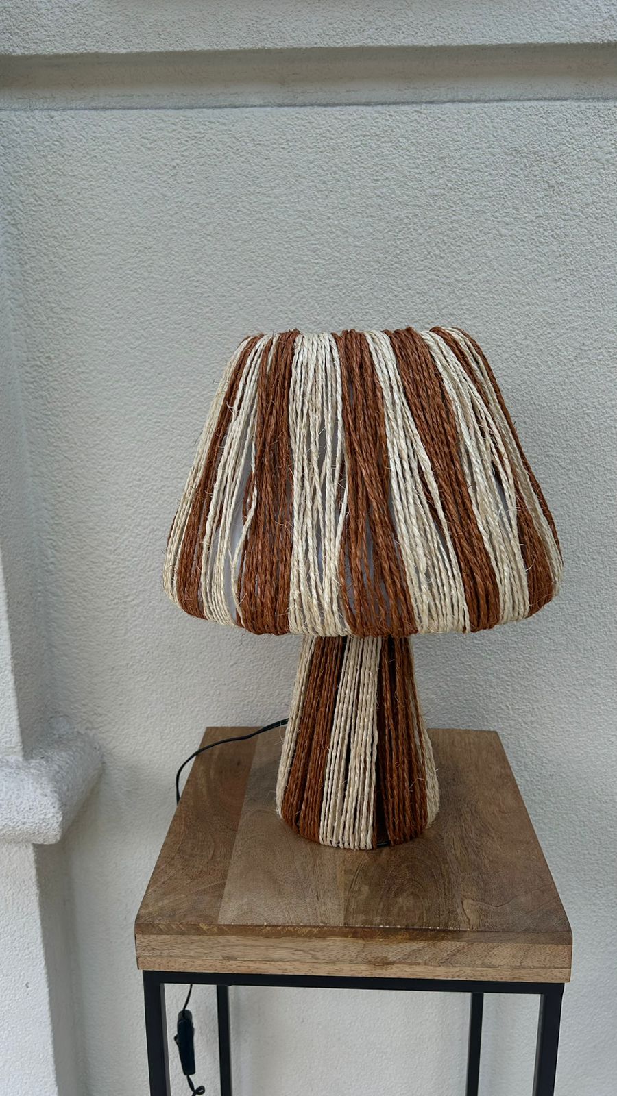 Abajur Sisal BICOLOR