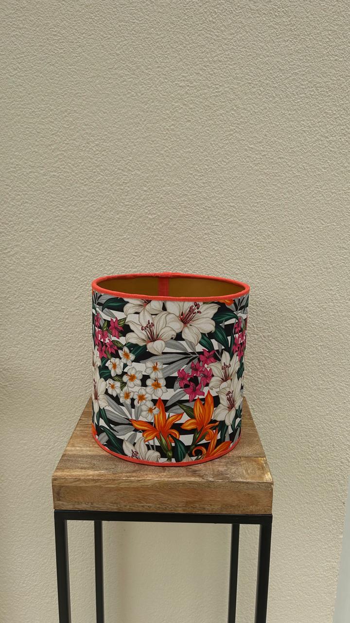 Cúpula Jardim Tropical Coral Dourado