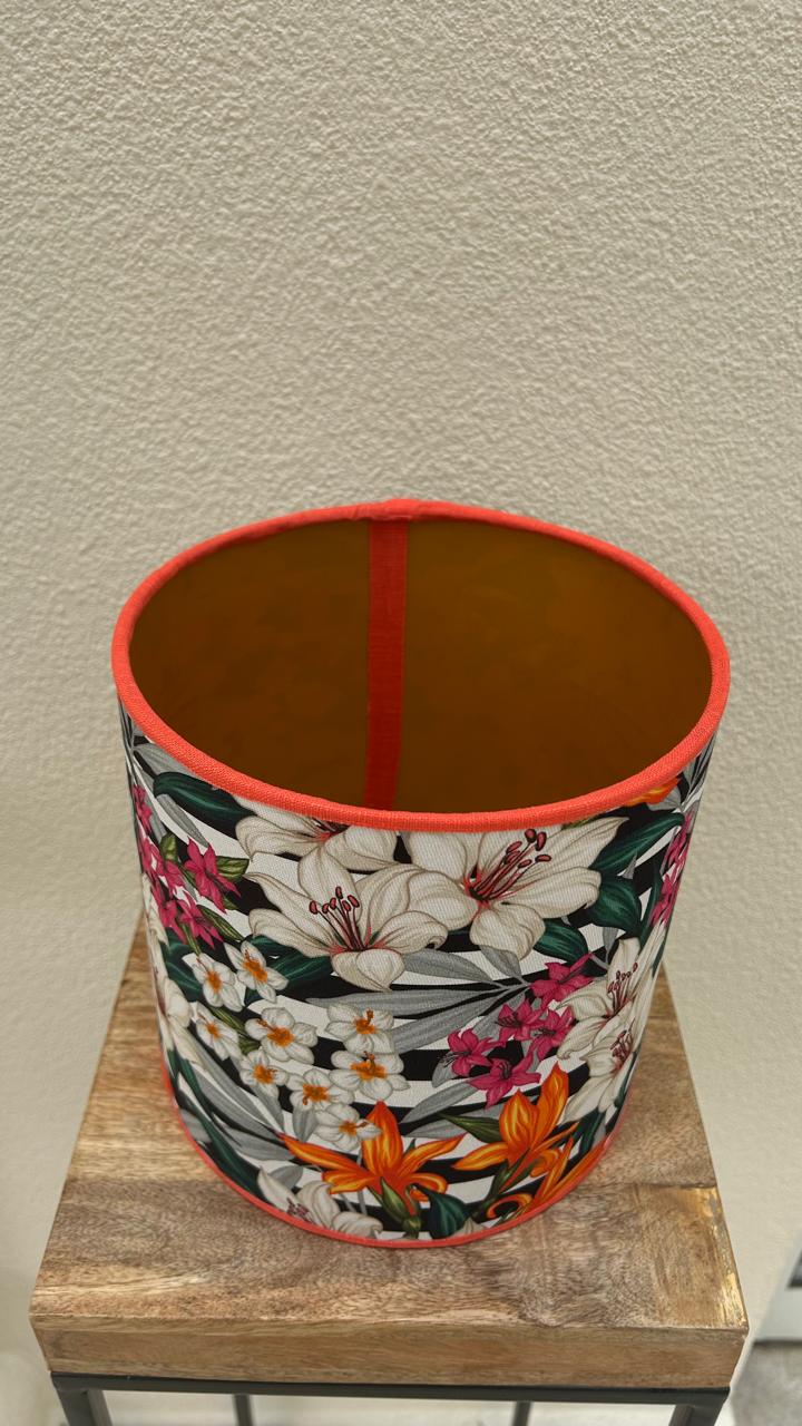 Cúpula Jardim Tropical Coral Dourado