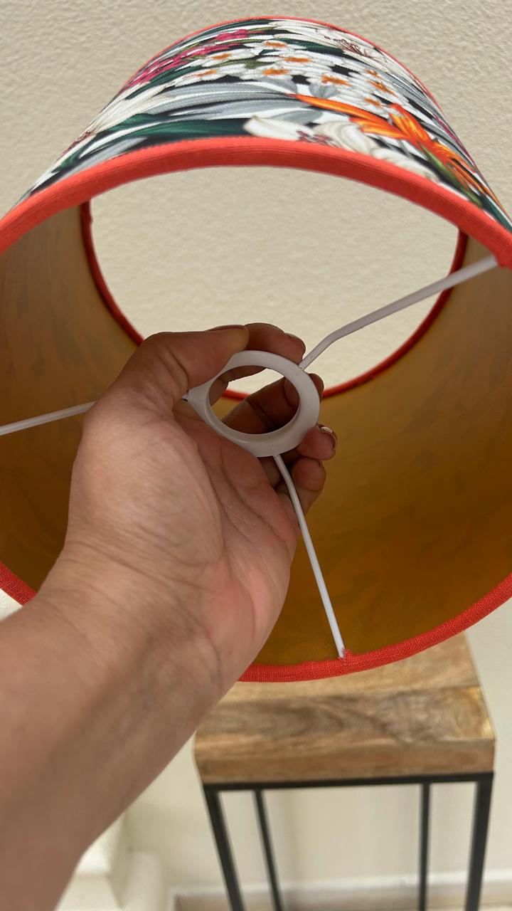 Cúpula Jardim Tropical Coral Dourado