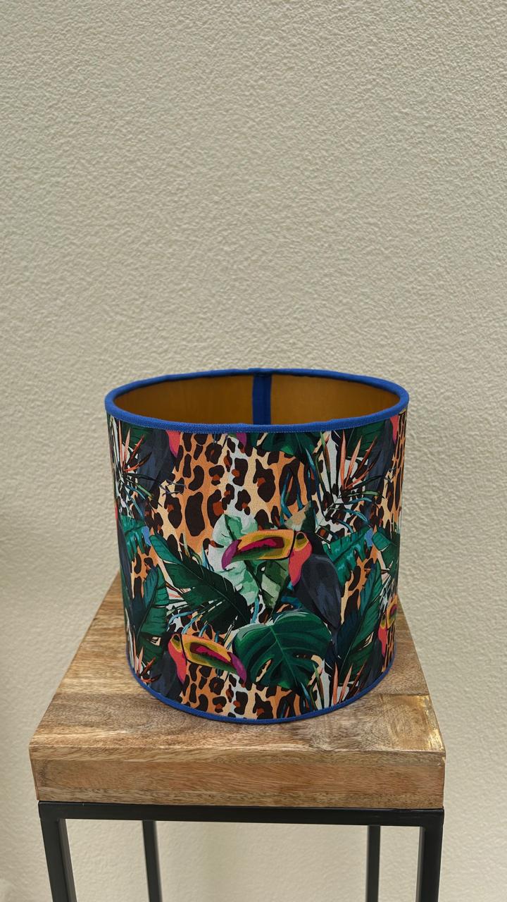 Cúpula Selva Tucanos Azul Dourado