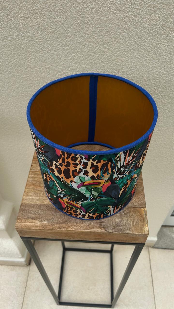 Cúpula Selva Tucanos Azul Dourado