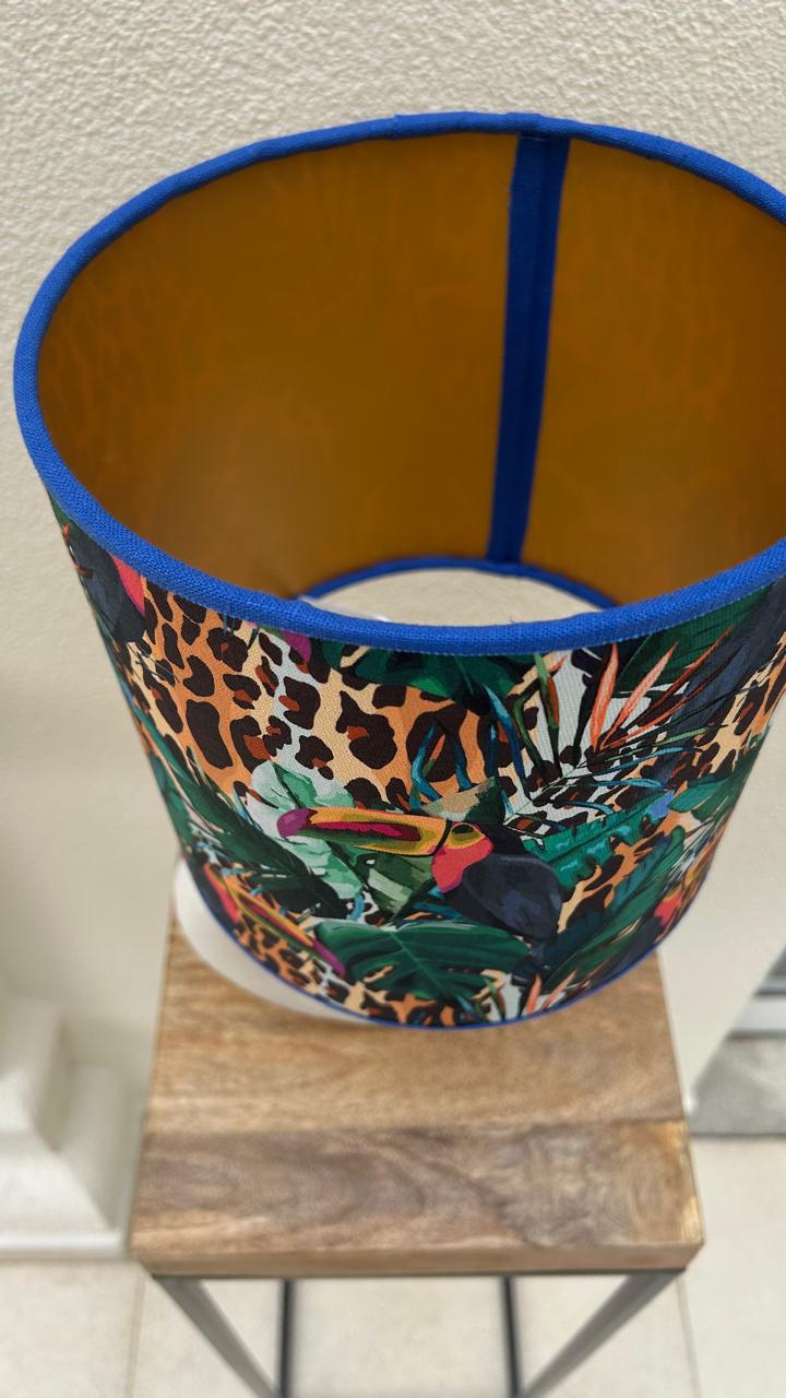 Cúpula Selva Tucanos Azul Dourado