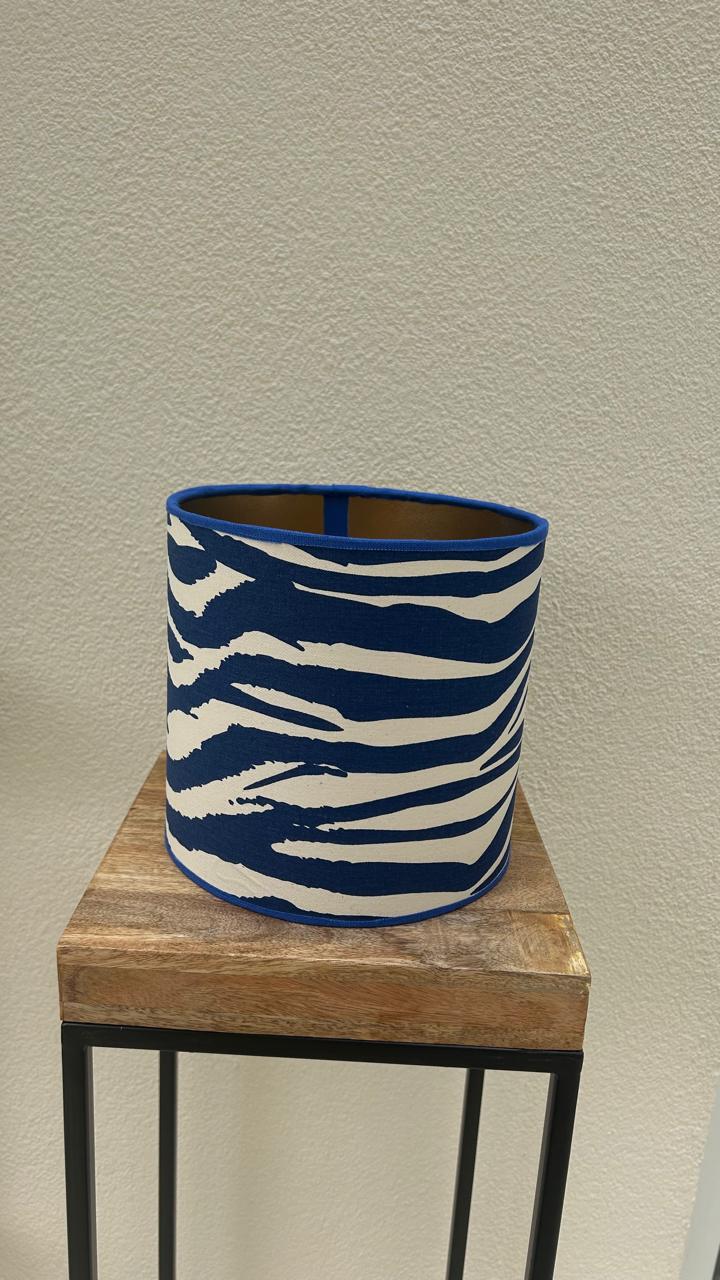 Cúpula Zebra Azul Dourado