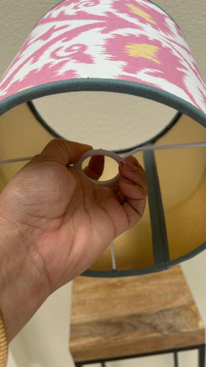 Cúpula Ikat Rosé Dourado