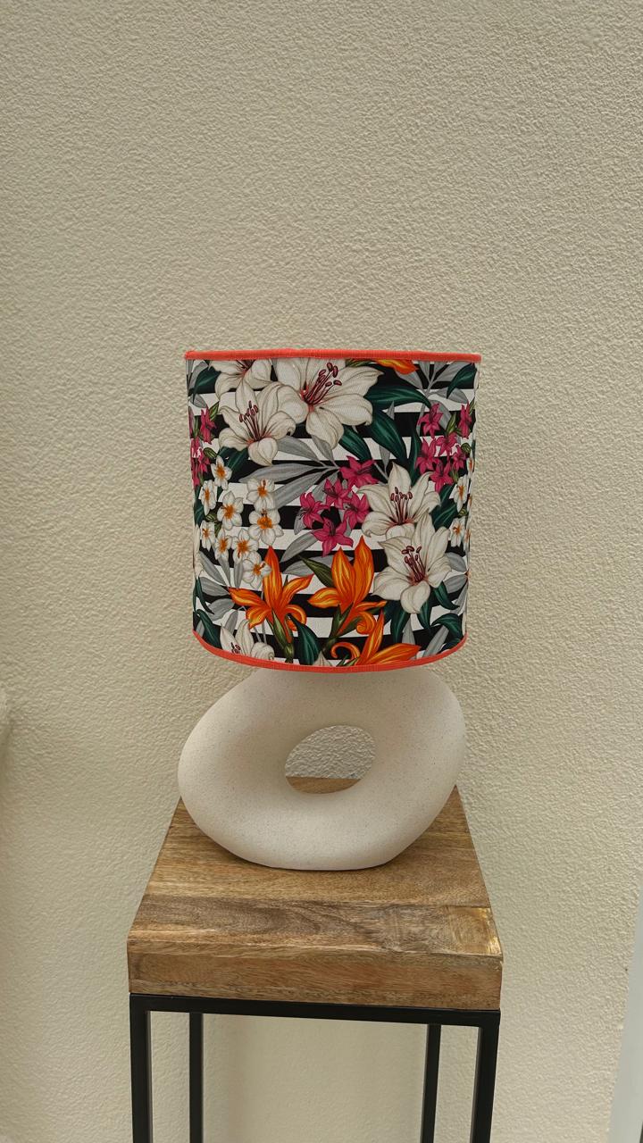 Cúpula Jardim Tropical Coral Dourado